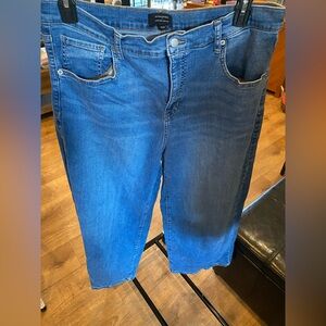 Banana Republic High-Rise Wide Leg Jeans - Blue